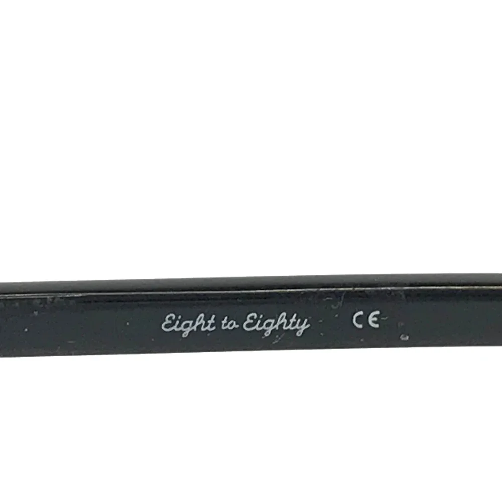 Eight to Eighty Eyeglasses Frames ADDISON BLACK Cat Eye Full Rim 53-17-140